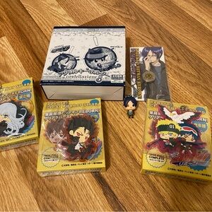 Reborn! Anime Collectible Set with Figures and keychains
